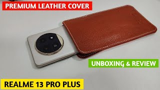 Realme 13 Pro Plus Premium Leather Cover Unboxing and Review | Realme 13 Pro Plus