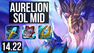 AURELION SOL vs AKSHAN (MID) | 1200+ games | NA Master | 14.22