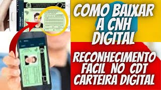 Como Baixar a CNH Digital no Celular  CNH Digital online Pela internet