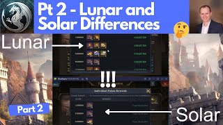 Solar vs Lunar - What's the difference? Part 2 - King of Avalon