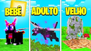 FASES DA VIDA DO ENDER DRAGON no MINECRAFT !!