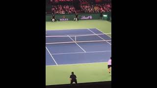 Roger Federer vs Andy Murray smash point #RogerFederer #AndyMurray