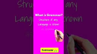 what is Grammar? | Grammar. #Grammar #shorts @sanreetienglishacademy