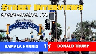 Harris vs Trump: I Asked People in Santa Monica, California Who They're Voting for| Street Interview