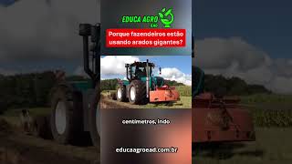 Porque fazendeiros estão usando arados gigantes chegando a 50cm de profundidade! #agro  #agricultura