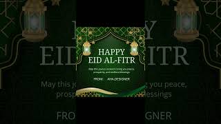 HAPPY EID-UL-FITR FROM: AHA.DESIGNER12 #eidmubarak #eidulfitr #eidspecial #aha  #canva