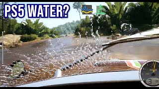 EA WRC...the water splash effect