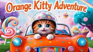 The Magical Adventure of the Orange Kitty and the Polka-Dotted Car | Fun Kids Song & Story