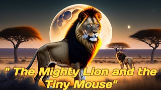 The Lion and the mouse | short  moral stories for toddlers | kids stories in English