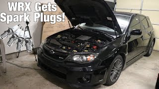 WRX Hatch Gets Spark Plugs!!