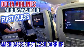 Delta Airlines Airbus A220 First Class Trip Report | TAWD Trip Report