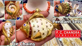 22k Gold Pendant Set Designs With Price @pcchandrajewellers /Tie Chain Designs/Gold Chain /Deeya