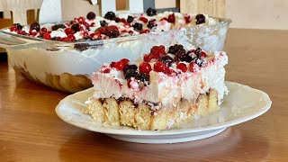 SENZA FORNO !! La TORTA estiva che si scioglie in bocca CREMOSISSIMA