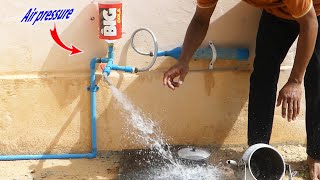 I turn PVC pipe into a water pump at home free no need electricity power