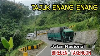 Driver ❗Tikungan Tajuk Enang-enang Jalan Lintas Bireuen - Takengon