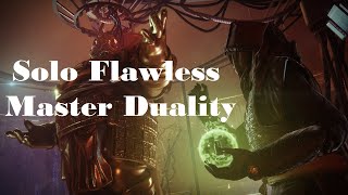 Destiny 2 | Solo Flawless Master Duality