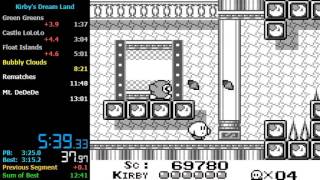 GB Kirby's Dream Land in 12:42 - PB