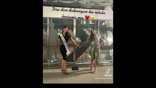 MISS UNIVERSE INDONESIA 2014 ELVIRA  SUPPORT MISS UNIVERSE INDONESIA 2020 AYU MAULIDA || SENT OFF