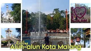 Keliling Alun-alun Kota Malang di Minggu Pagi