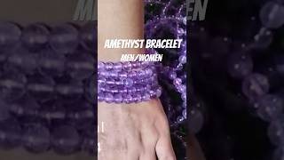 Amethyst Bracelet || reiki healing || parsonal use for Men and women