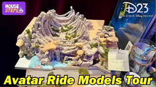 Avatar Land Models for Disney California Adventure at the Disneyland Resort - D23 Fan Event 2024