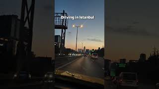 Driving in Istanbul at sunset #short #driving #sunset #istanbul