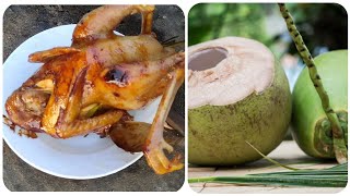 Technique Cook Chicken in Coconut - Comment faire cuire du poulet avec de l'eau de coco.