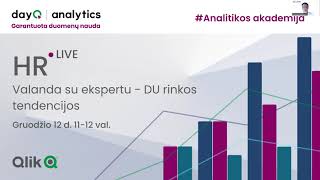 HR LIVE | Valanda su ekspertu – DU rinkos tendencijos (2023 12 12)