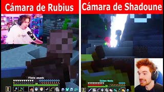 LA MUERTE DE RUBIUS POR LAS 2 CÁMARAS, POR LA VISION DE RUBIUS Y DE SHADOUNE | MINECRAFT EXTREMO