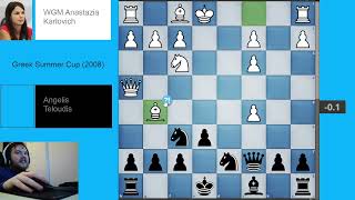 [CHESS] French Defence (Winawer Variation 4. Qd3/Qf3/Qe2) | Karlovich - Teloudis 2008