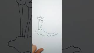 Drawing Gary from Spongebob