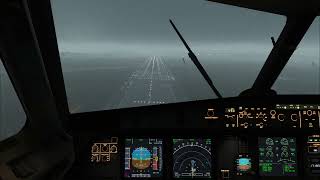 Rainy Approach into Leeds Bradford Airport - EasyJet A321 - X-Plane 12