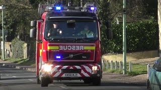 Suffolk Fire & Rescue Service - Haverhill PRT responding 24-02-2021