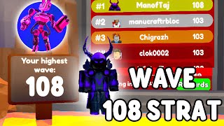 🔴LIVE WAVE 108 STRAT GAMEPLAY FOR ENDLESS MODE IN TOILET TOWER DEFENSE