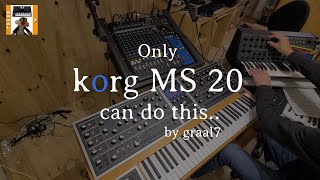 Only korg MS20 can do this...