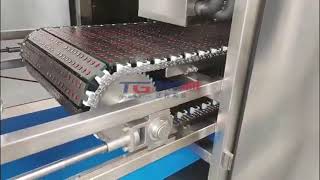 Hard candy making machine on testing with products