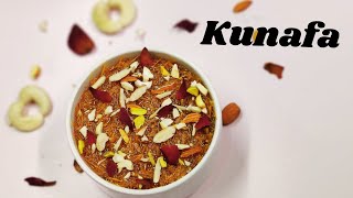 quick recipe Kunafa "|cream filled kunafa​⁠ #kunafa#