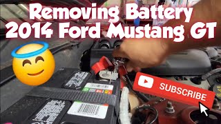 How to: Remove a Battery 2014 Ford Mustang GT 5.O