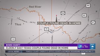 Elderly East Texas couple found dead in their home