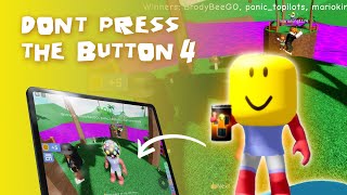 Don’t Press The Button 4 Roblox - PLAYING 27 MINI GAMES