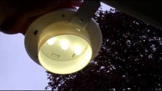 Solar gutter light