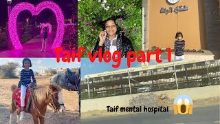 Taif travel vlog | mental hospital Taif 😱| Taif vlog part 1 | fun with najwa