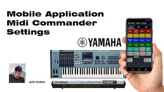 Yamaha Motif XS6 | Video-6 | Midi commander connection and settings