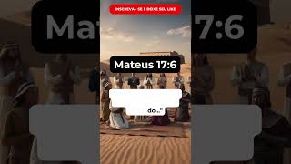 São Mateus 17:6 #fe #jesus #deus #paz #saomateus  #evangelho