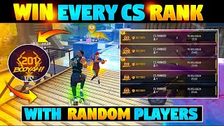 How To Win Every CS Rank With RandomPlayers | Clash Squad Ranked Tips and Tricks | Free Fire