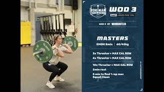 Bohemian Throwdown 2024 - Qualification workout 3