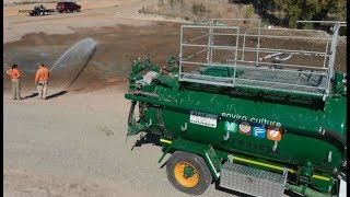 Custom hydroseeder tanker for Enviro Culture Services in Australia