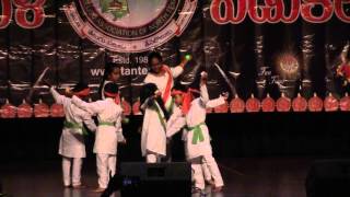 Vandemataram choreography Sudhir Velaga at TANTEX Deepavali Nov 14th 2015 at Irving High School, TX