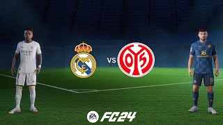 FC24 Real Madrid vs FSV Mainz, Santiago Bernabeu stadium, My Tournament, Samtimrom Cup, Hala Madrid,