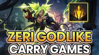 ZERI ADC GODLIKE BUILD | HOW TO CARRY EVERY GAME IN WILD RIFT